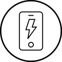 Wireless Charging Vector Icon Style