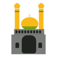 creatief gouden Ramadan kareem moskee png