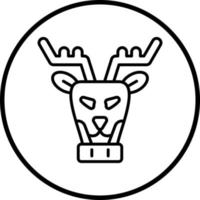 Moose Vector Icon Style