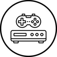 juego consola vector icono estilo