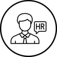 Human Resources Vector Icon Style