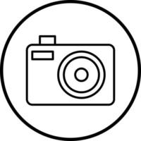 Vector Design Compact Camera Vector Icon Style