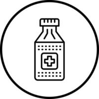 Vector Design Pills Bottle Vector Icon Style