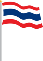 Thailand vlag PNG