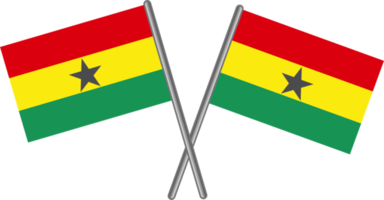 Ghana vlag PNG