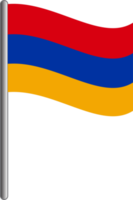 Armenië vlag PNG