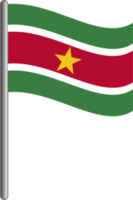 Suriname vlag PNG