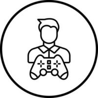 Gamer Vector Icon Style