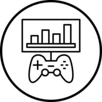 Game Analysis Vector Icon Style