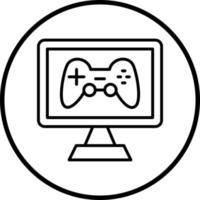 Computer Game Vector Icon Style