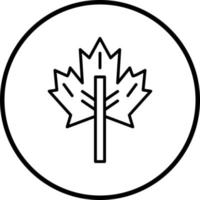 Maple Leaf Vector Icon Style