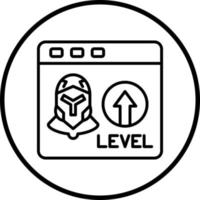 Level Up Vector Icon Style
