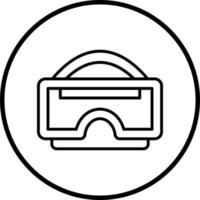 VR Glasses Vector Icon Style