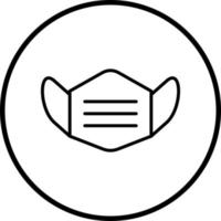 Face Mask Vector Icon Style