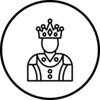 King Vector Icon Style