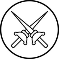 Rapier Vector Icon Style