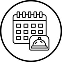 Event Date Vector Icon Style