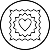 Charity Stamp Vector Icon Style