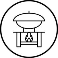 Chafing Dish Vector Icon Style