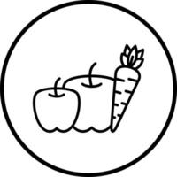 Fruits Vector Icon Style