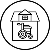Hospice Vector Icon Style