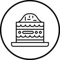 baklava vector icono estilo