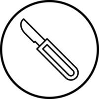 Scalpel Vector Icon Style