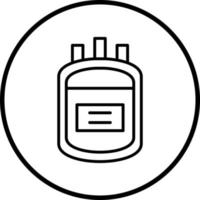 Blood Bag Vector Icon Style