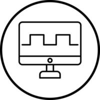 Digital Television Vector Icon Style