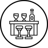 Bar Counter Vector Icon Style