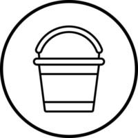 Bucket Vector Icon Style
