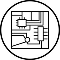 Vector Design Circuit Board Vector Icon Style