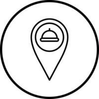 Vector Design Restaurant Location Vector Icon Style
