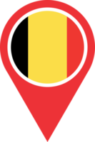 Belgium flag pin map location png