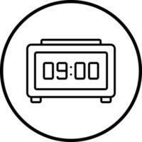 Vector Design Digital Clock Vector Icon Style