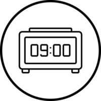 Vector Design Digital Clock Vector Icon Style