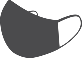 schwarz Maske png