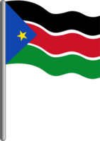 zuiden Soedan vlag PNG