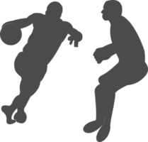 Basketball player silhouette PNG