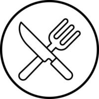 Vector Design Fork and Knife Vector Icon Style