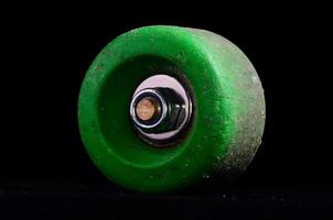 verde patinar rueda foto
