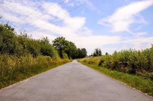 Scenic road view photo