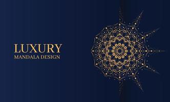 Luxury Mandala and Background Design vector