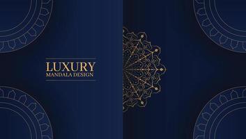 Luxury mandala Background Design Template vector