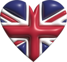 UK bandiera cuore 3d. png