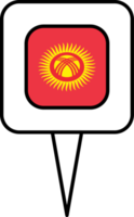 Kyrgyzstan flag pin place icon. png