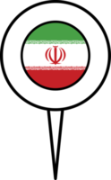 iran flagga stift plats ikon. png