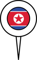 North Korea flag pin location icon. png