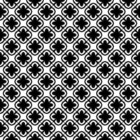 Black and white seamless pattern texture. Greyscale ornamental graphic design. vector
