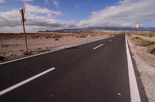 vista panorámica de la carretera foto